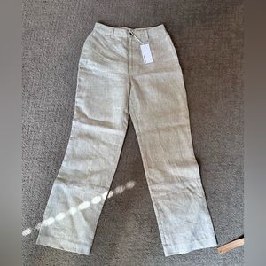 Reformation linen pants size 2